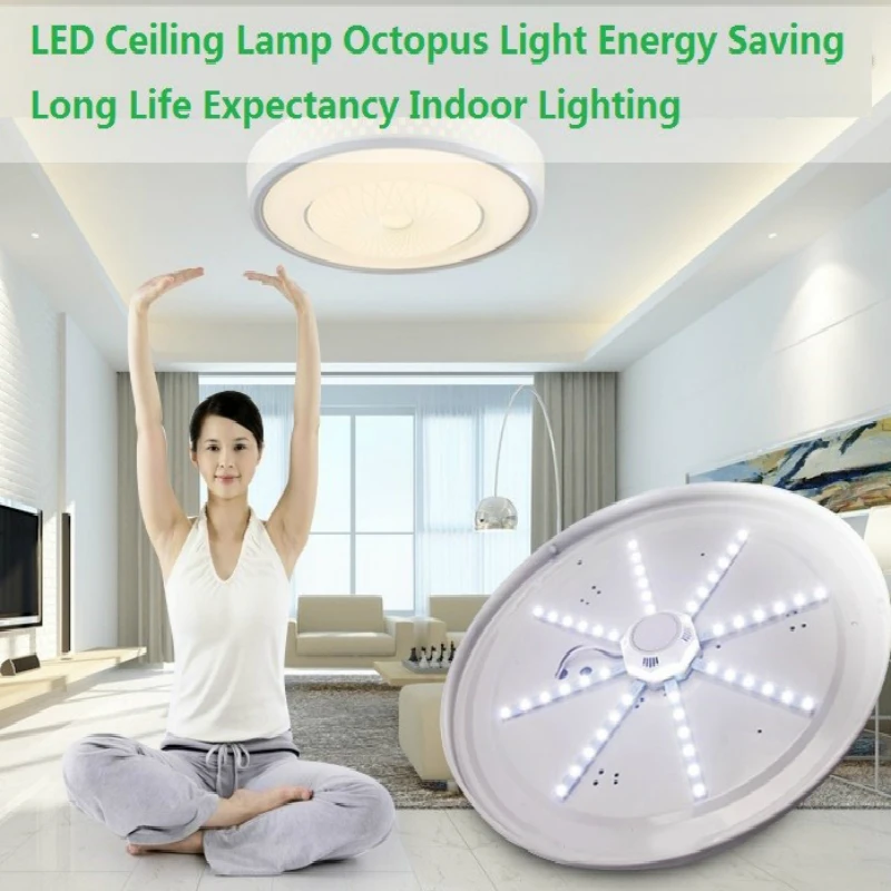 New LED Lamp 12W 16W 220V LED Ceiling Lamp Octopus Light Energy Saving
