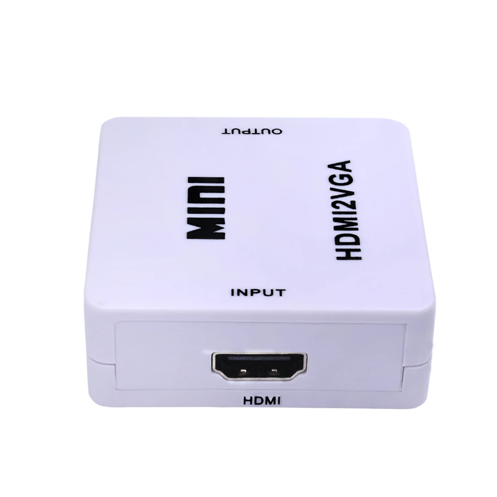 Tishric для HDMI2VGA конвертер коробка Full HD 1080P с аудио питанием Xboxx360 HDTV PC проектор мини