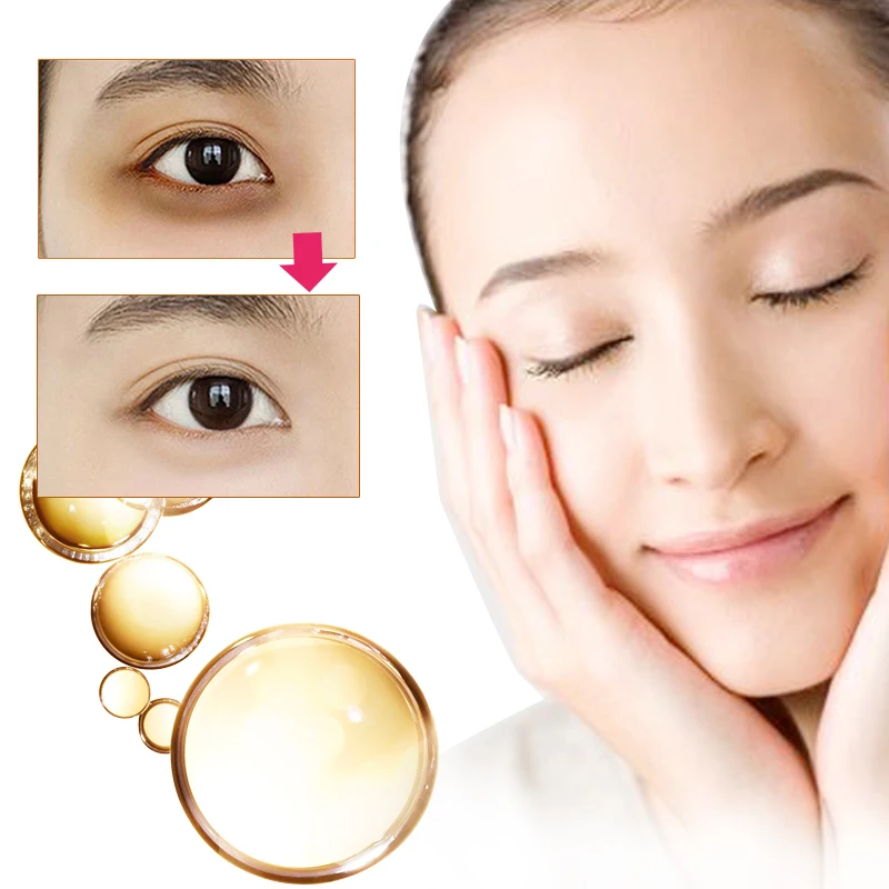 efero 5pair Anti-wrinkle Collagen Eye Mask Eye Patches for Eye Bags Anti-Puffiness Face Mask+1pcs Dark Circle Remover Eye Cream