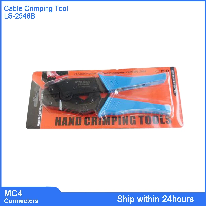 

New MC4 Crimping Tool for MC4 Connector Solar Cable 2.5/4/6mm2, LS-2546B PV Crimping Tools Pliers For DIY Solar Power System