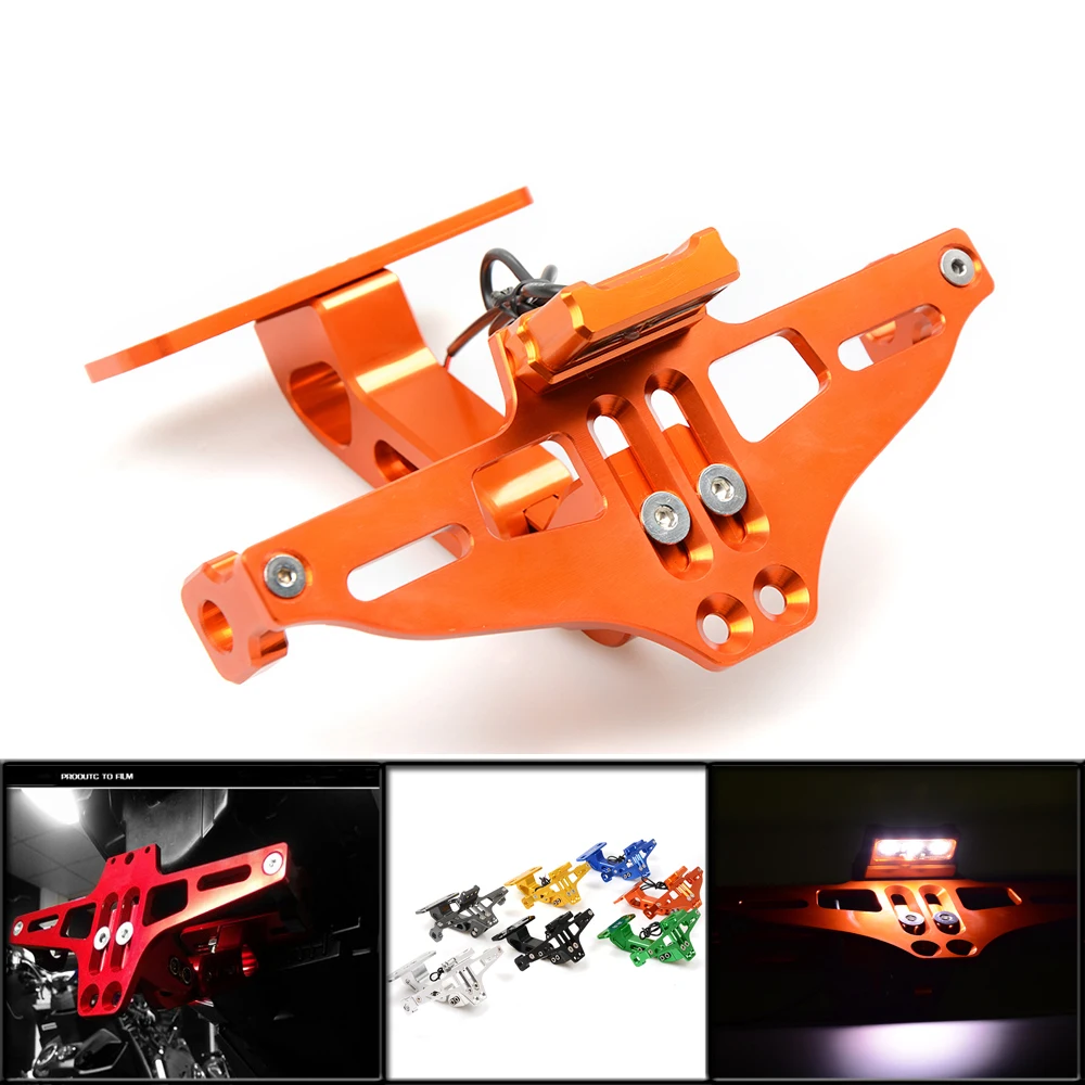 

CNC Motorcycle Adjustable Angle License Number Plate Frame Holder Bracket For buell m2 cyclone S1 Lightning 1125cr 1125r