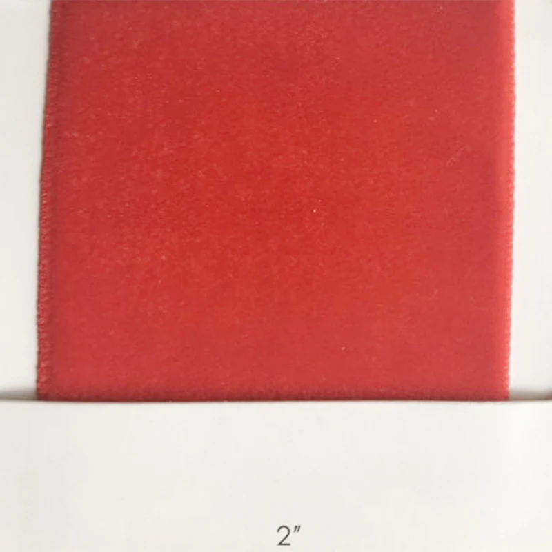 2 дюйма 50 мм 5 см красный цвет бархатная лента бархатная планка без упругой односторонней для DIY сладкая клубника Ремесла Изготовление аксессуаров