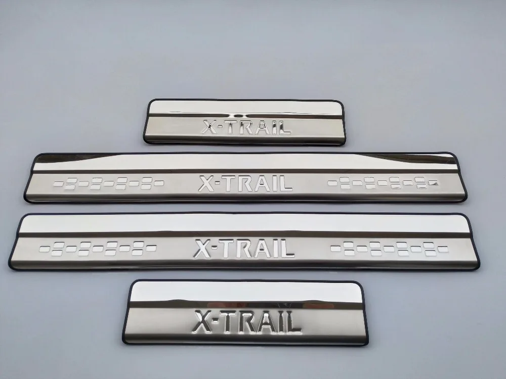 

Scuff Plate Stainless Steel Door Sills Guard Car Styling Sticker 4pcs For 2014-2018 Nissan X-Trail