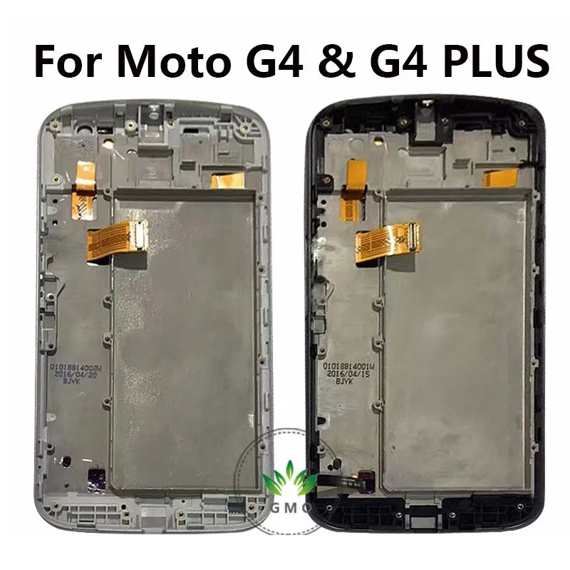 

For Motorola MOTO G4 LCD Display with Touch Screen Digitizer frame Assembly for g4 plus + tools black white