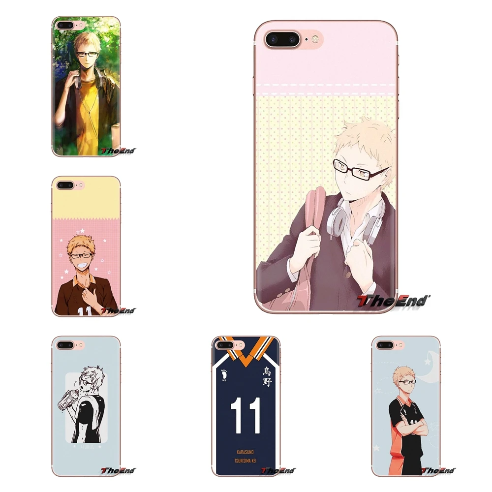 Для iPod Touch Apple iPhone 4 4S 5 5S SE 5C 6 6S 7 8 X XR XS Plus MAX Мягкий силиконовый чехол tsukishima kei Haikyuu