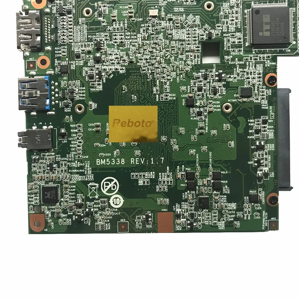 Высокое Качество для lenovo Flex10 Flex 10 W8P Материнская плата ноутбука 5B20G39150 с SR1W4 N2830 cpu BM5338 REV1.7 MB Протестировано
