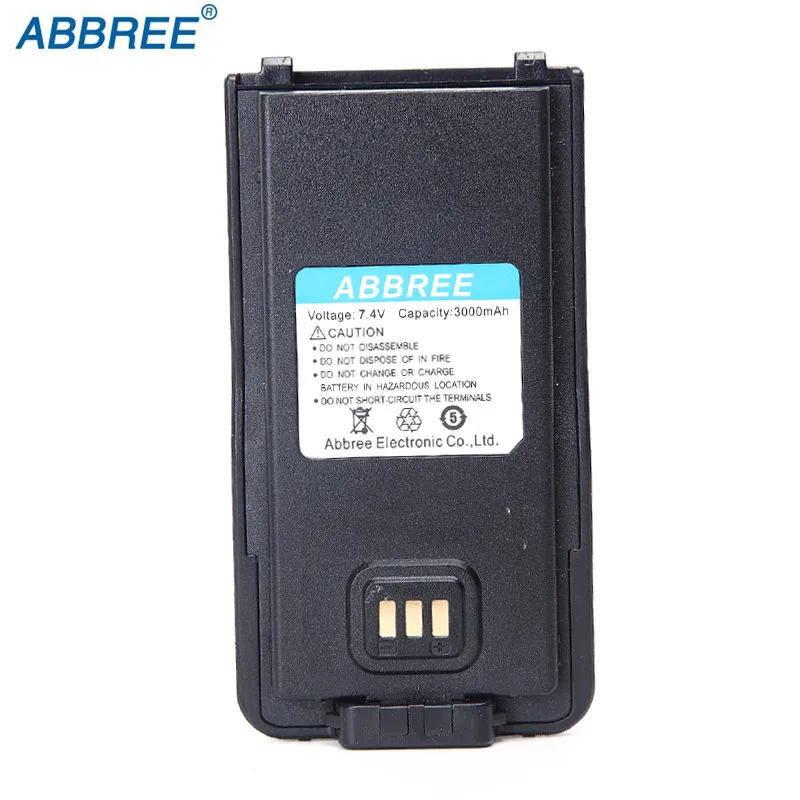 

ABBREE 7.4v 1800mAH AR-889G Li-on Battery For AR889G ZT-899G Walkie Talkie Two Way Radio 889g Accessories
