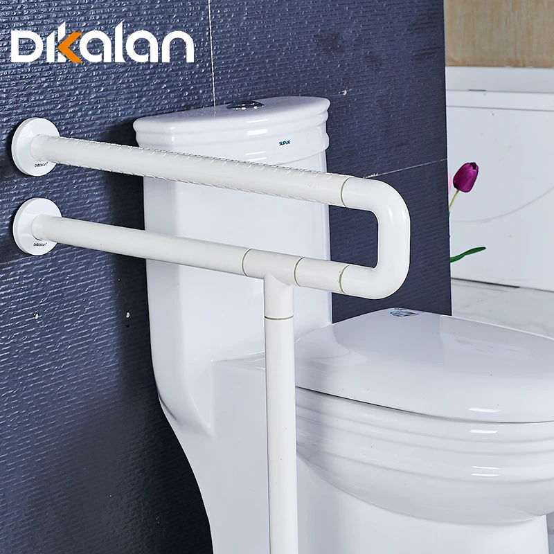

Dikalan White Chrome Polished Stainless Steel Safety Helping Bathtub Strong Handrail For Elderly Kids Disabled Safety Grab Bar