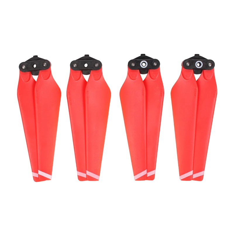 2 pairs mavic pro Folding Propeller Blade Prop replace Spare parts Propellers For DJI mavic pro Drone Accessories red white blue 1 (8)