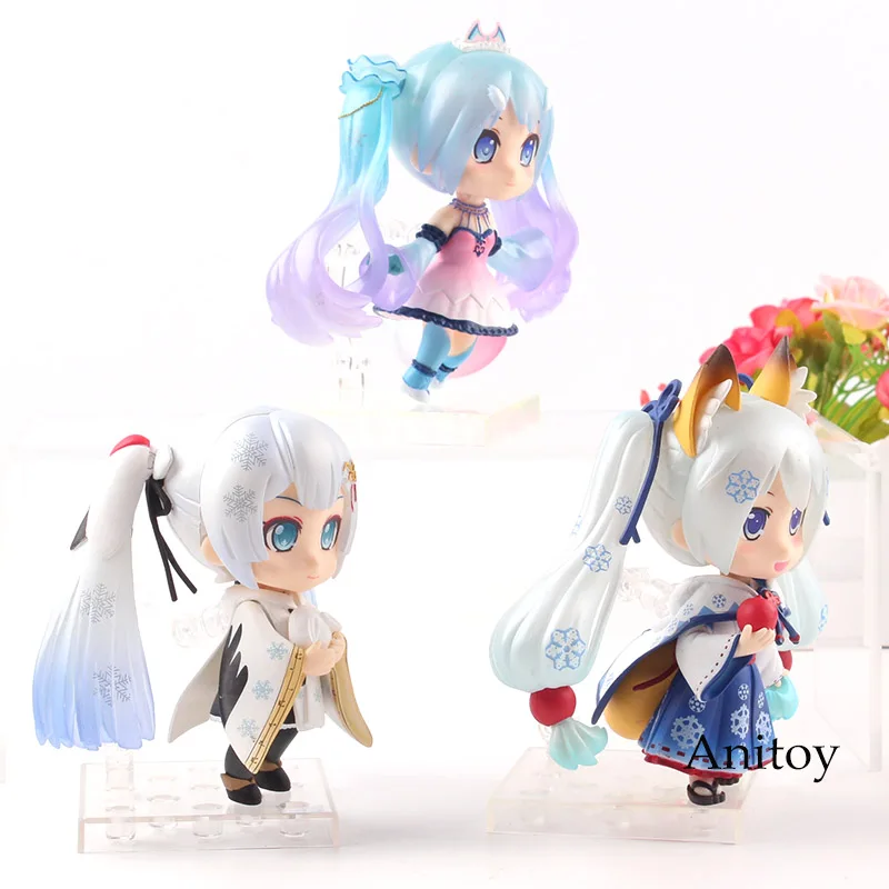 

Action Figure Hatsune Miku Vocaloid Snow Miku 2018 PVC Collection Model Cute Toys for Kids
