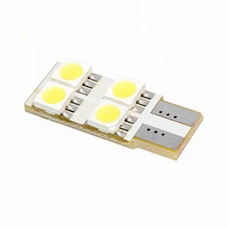 

Free Shipping 10pcs/lot 192 W5W T10 4smd 5050 LED Car tail box light bulb no polarity Auto Luggage Compartment Lights Reading