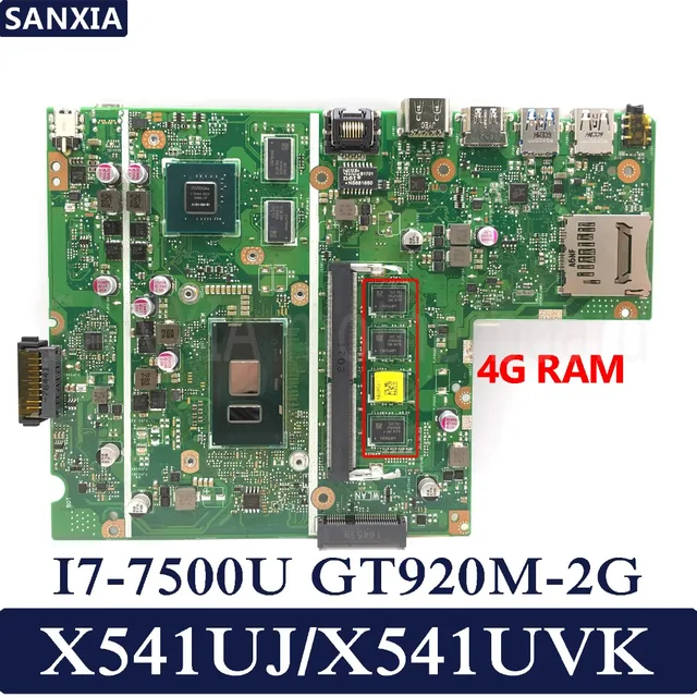 KEFU X541UJ X541UVK Laptop motherboard for ASUS X541UJ X541UV X541U