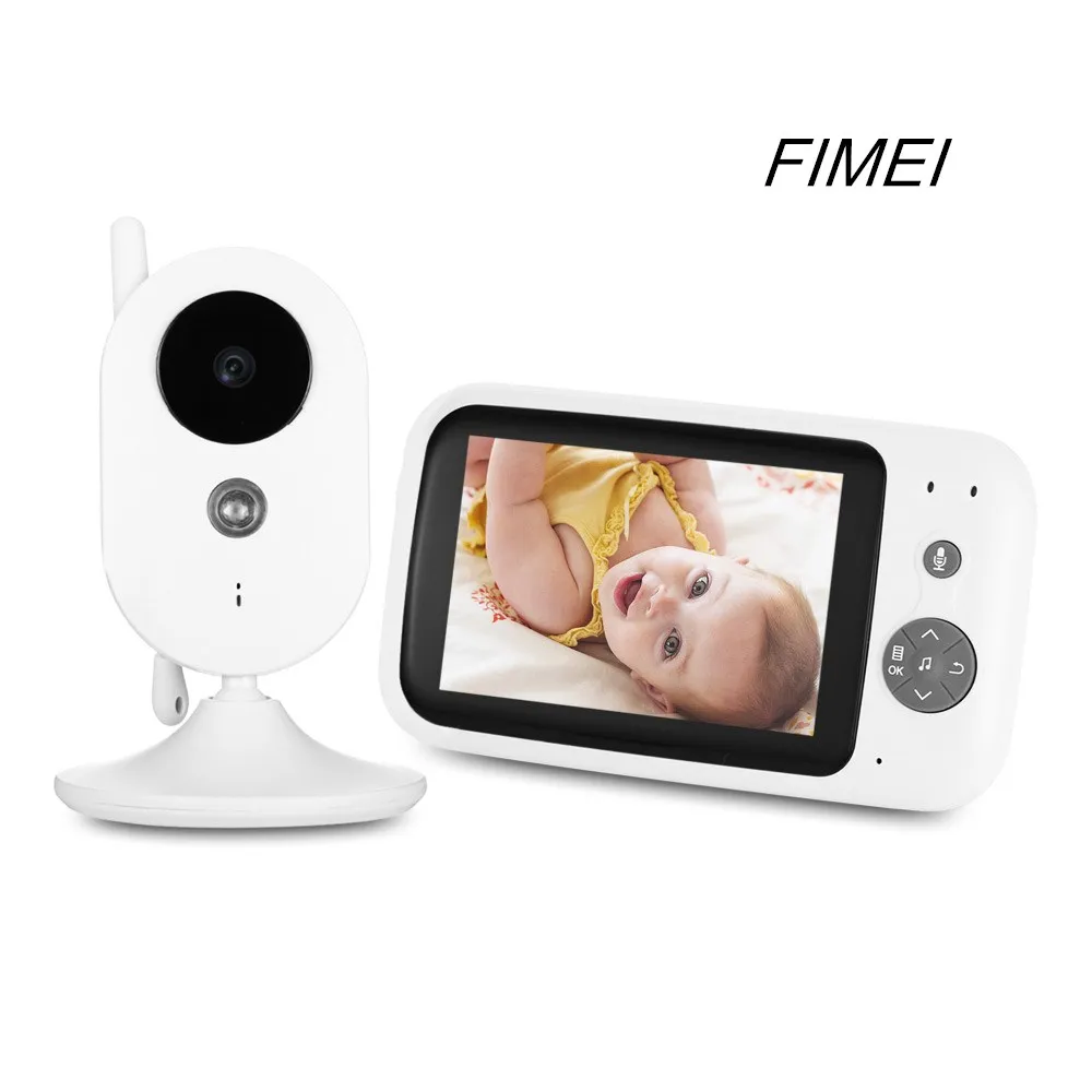 

FIMEI ZR303 Wireless Digital Baby Monitor 3.5 inch 2.4GHz TFT High-resolution LCD Electronic Video Infrared Night Vision Camera
