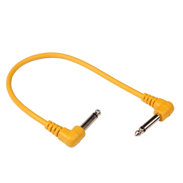 6PCS Guitar Effect Pedal Patch Cable Right Angle Multicolor YS-BUY