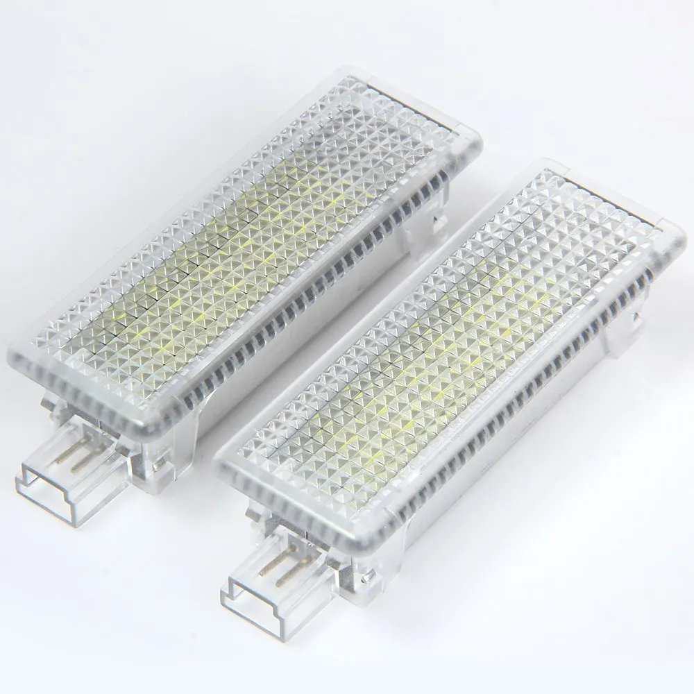 

2016 Car Auto Courtesy Door Lamp Vehicle External Light Suitable for BMW E81 E90 E60 E63 2pcs with SMD 3528 White 1.44W 18 LEDs