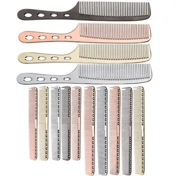 

Fashion Professional Ultra Thin Hairdresser Hair Styling Tool Hairdressing Steel Comb Small Large Size hair comb