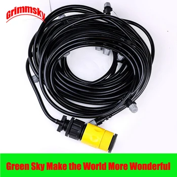 

greenhouse lawn garden patio waterring irrigation kits 10m mist cooling system