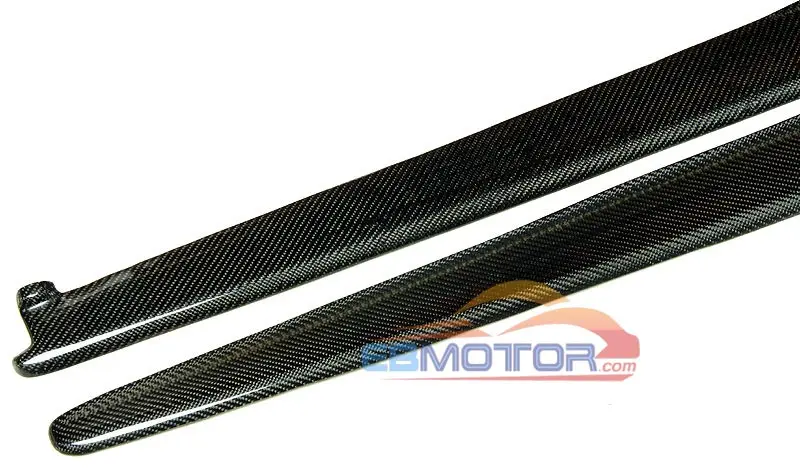 P style Real Carbon Fiber side skirts Extensions For BMW 4-Series F32 F33 F36 420i 428i 435i M sport 2014UP