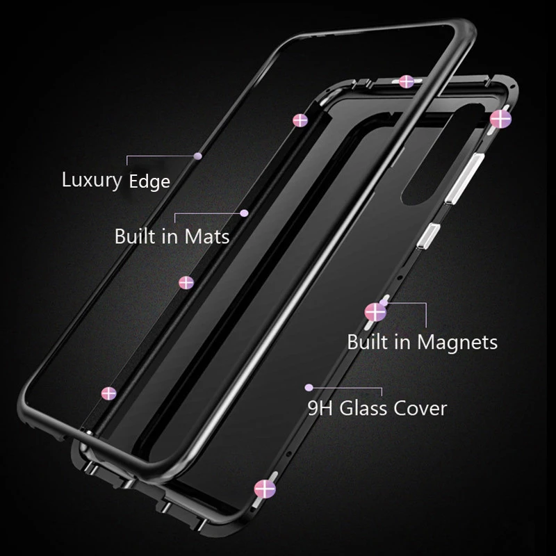 Magneto Magnetic Adsorption metal cases for Vivo V15 Pro case luxury tempered glass cover for vivo V15PRO Magneto Magnetic Adsorption metal cases for Vivo V15 Pro case luxury tempered glass cover for vivo V15PRO