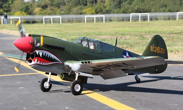 LX P40 2 м размах крыльев Warhawk зеленая картина модель ру аэроплана комплект/PNP/RTF