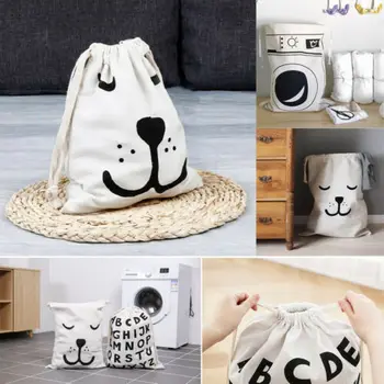 

Cartoon Print Waterproof Non-woven Drawstring Bag Travel Wash Pouch Shoe Clothes Storage Bags
