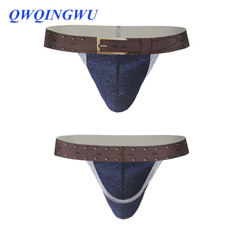 

Sexy U Convex Men's Briefs Thong Men Underwear Nylon Comfortable Male Briefs Underwear Shorts Brief Underpants Thongs