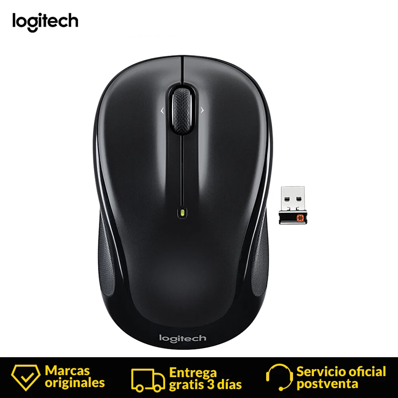 

Logitech LGT-M325B USB Mouse Wireless Computer rechargeable 2.4GHz Wireless Mouse Silent 1000DPI Ergonomic Mouse Mice For Laptop