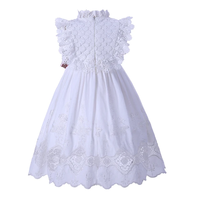 White Flower Girl Dress