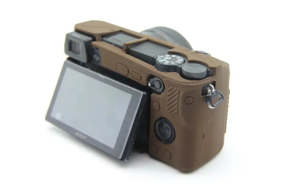 Хорошая мягкая камера видео сумка для sony A6100 A6300 A6400 силиконовый чехол резиновый корпус