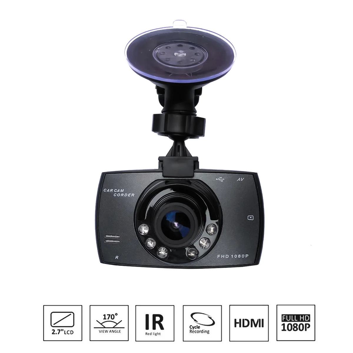 HD1080P Ultra thin 1920X1080P Night Vision Car Camera