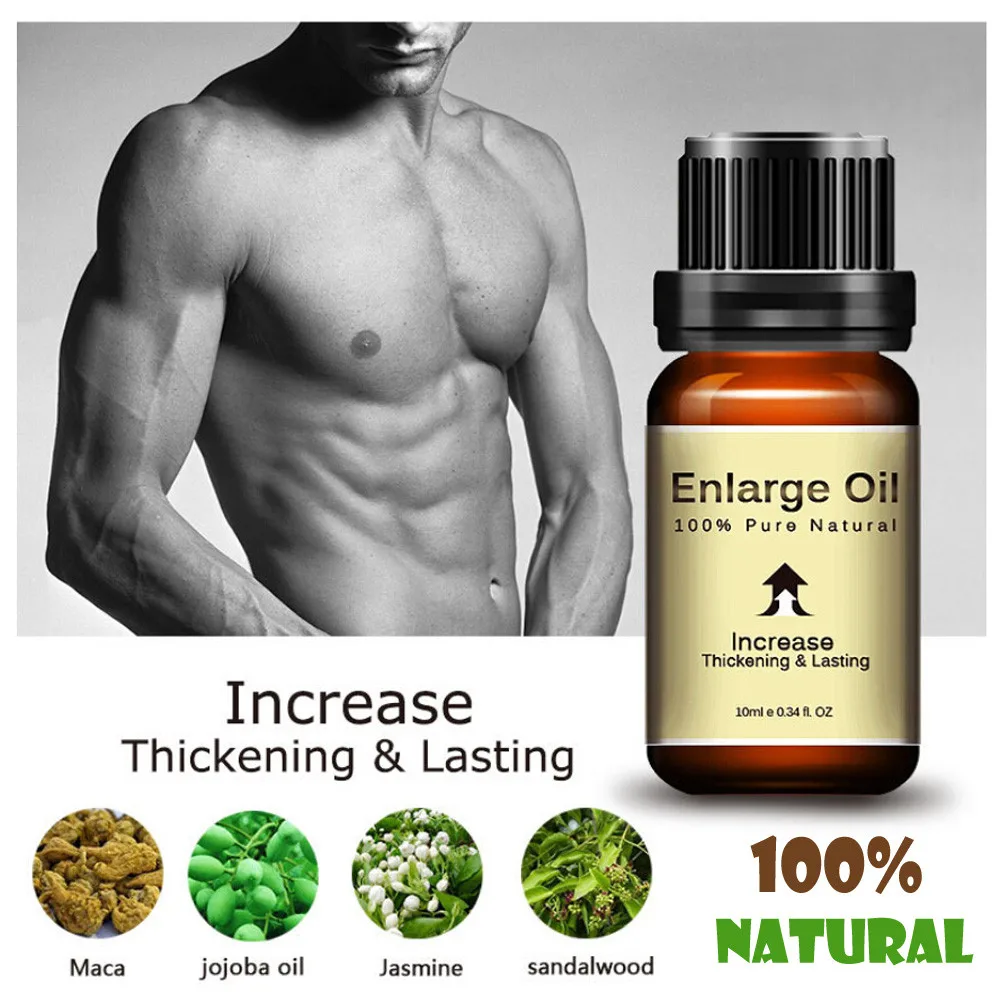 Sex Enlargement Essential Enlarge Oil Pure Natural Bigger Longer Delay Sex Products For Men Thickening Lasting Pumps Enlargers