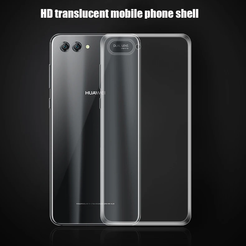 Мягкий прозрачный чехол из ТПУ с кристаллами для Huawei MaiMang 4 5 6 Y3II Y5II Y3 Y7 Y5 Y9 2018 Nova 2 Plus