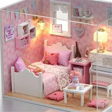 Милая сказочная красивая принцесса дом ручной работы DIY кабина девушка игрушка Сумеречная принцесса кукла креативный подарок Миниатюрный Кукольный дом