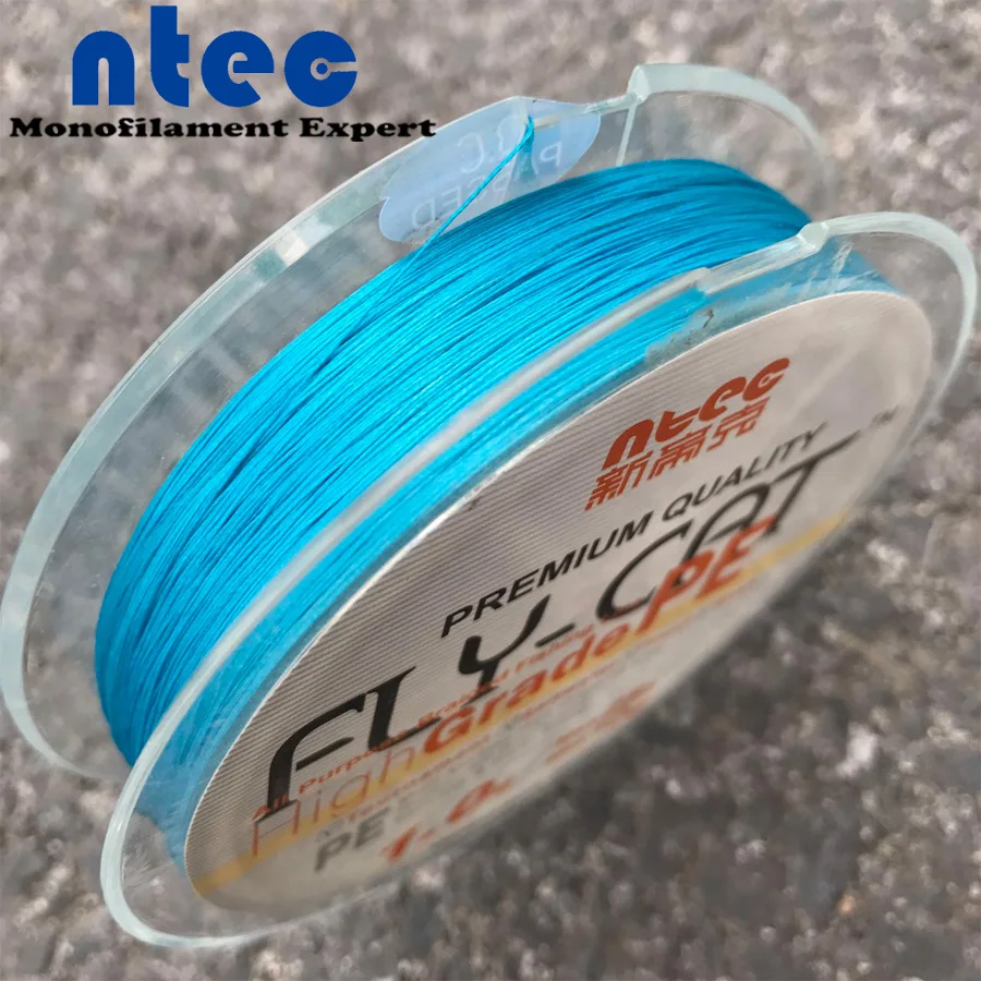 blue fishing line