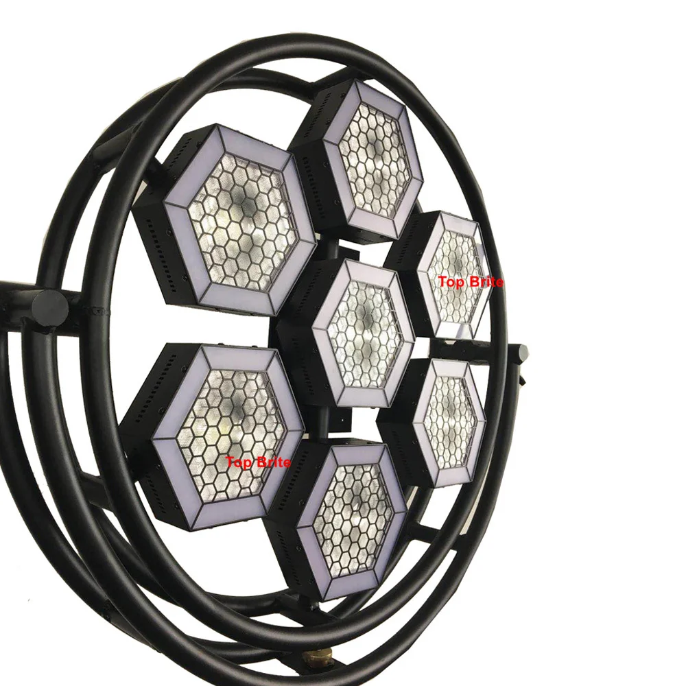 2 шт. Ретро вспышка 7X100W теплый/холодный белый Светодиодный сценический свет Dj
