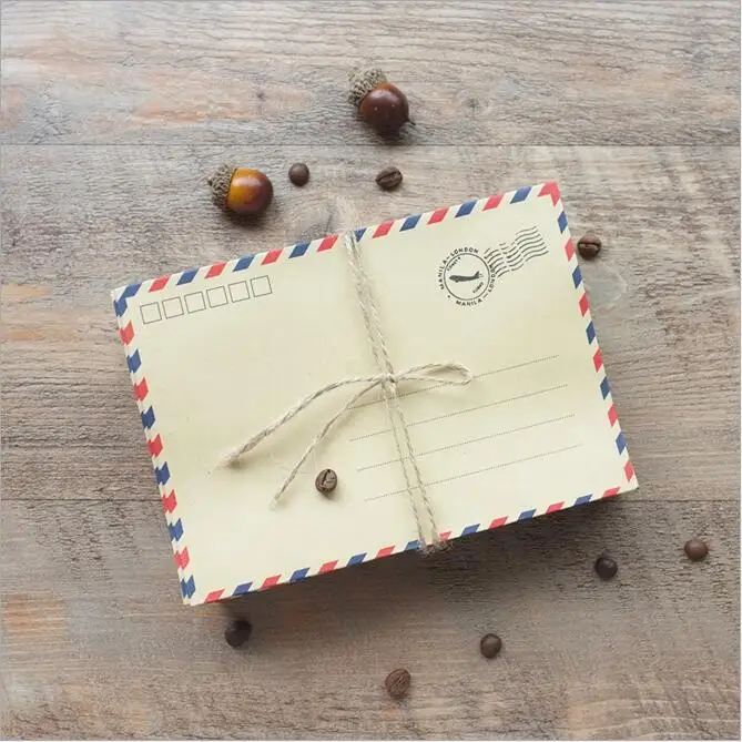 Mailing Envelopes Mailing Bags 20pcs/lot Retro Business Envelope Letters Papers Greeting Wishes Postcard