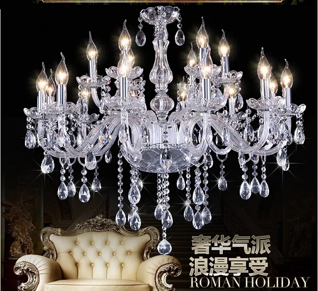 FREE SHIPPING K9 Modern Chandelier Lustre Crystal Chandeliers 3 4 6 8 10 12 15 18