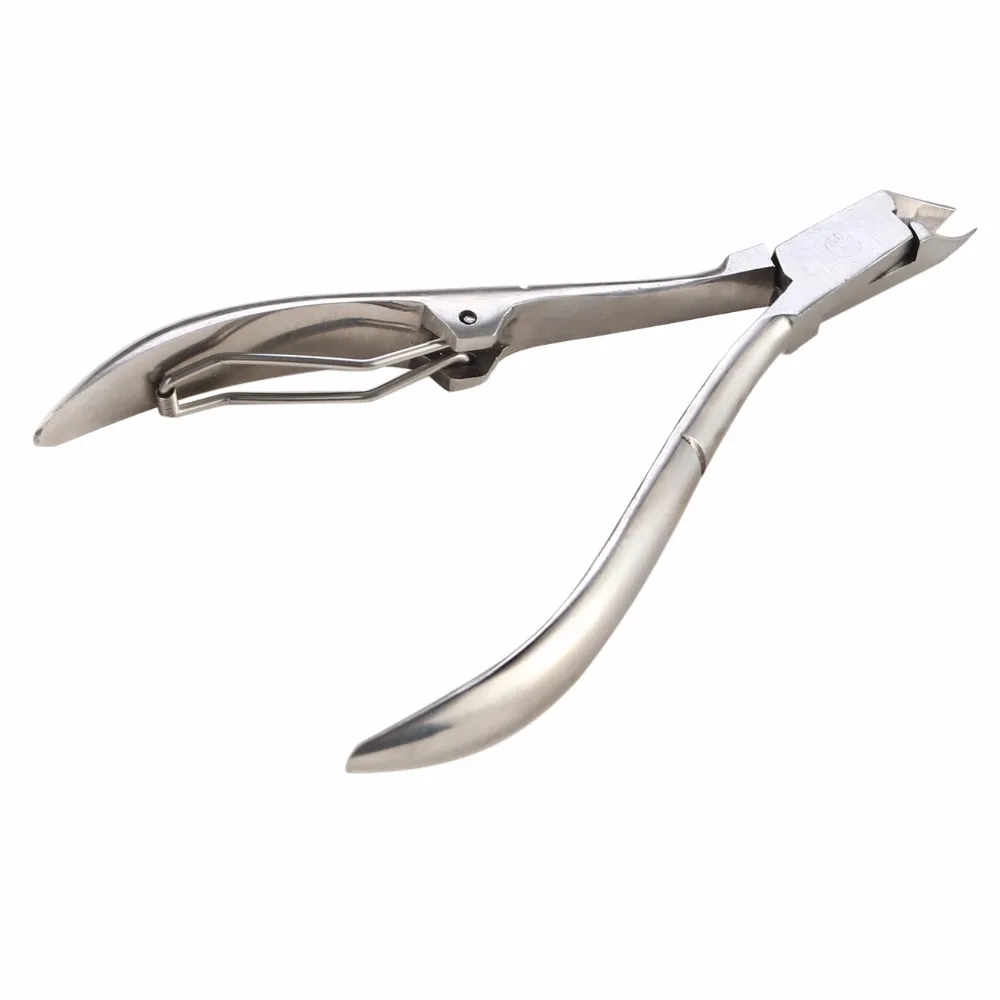 

1 PC Toe Nail Clipper Stainless Steel Bent Handle Cuticle Scissor Professional Ingrown Pedicure Nail Nipper