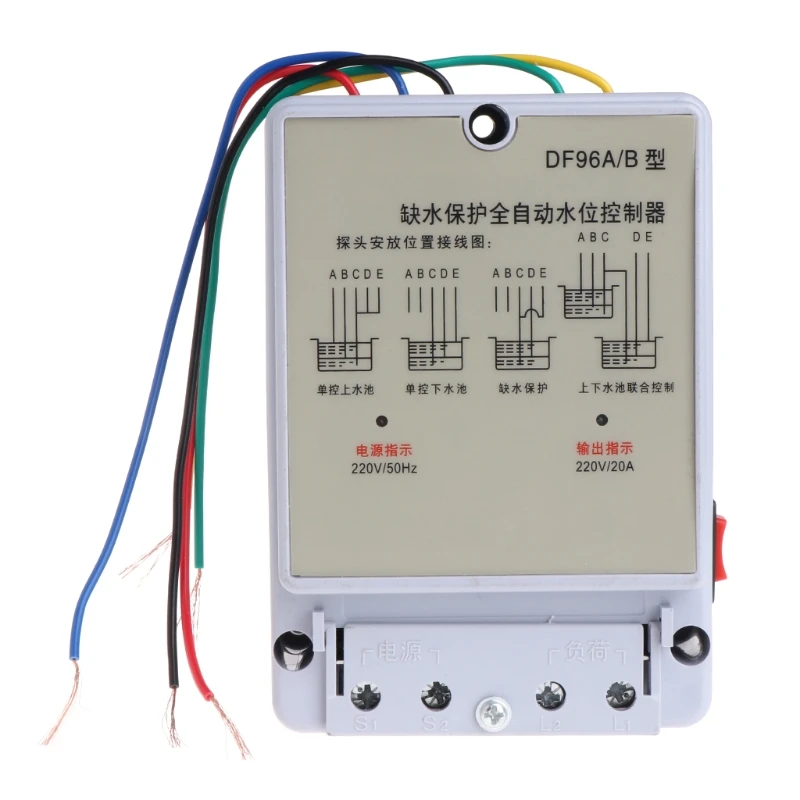 DF96A/B автоматический регулятор уровня воды насос резервуар жидкостный выключатель 220 В с зондом