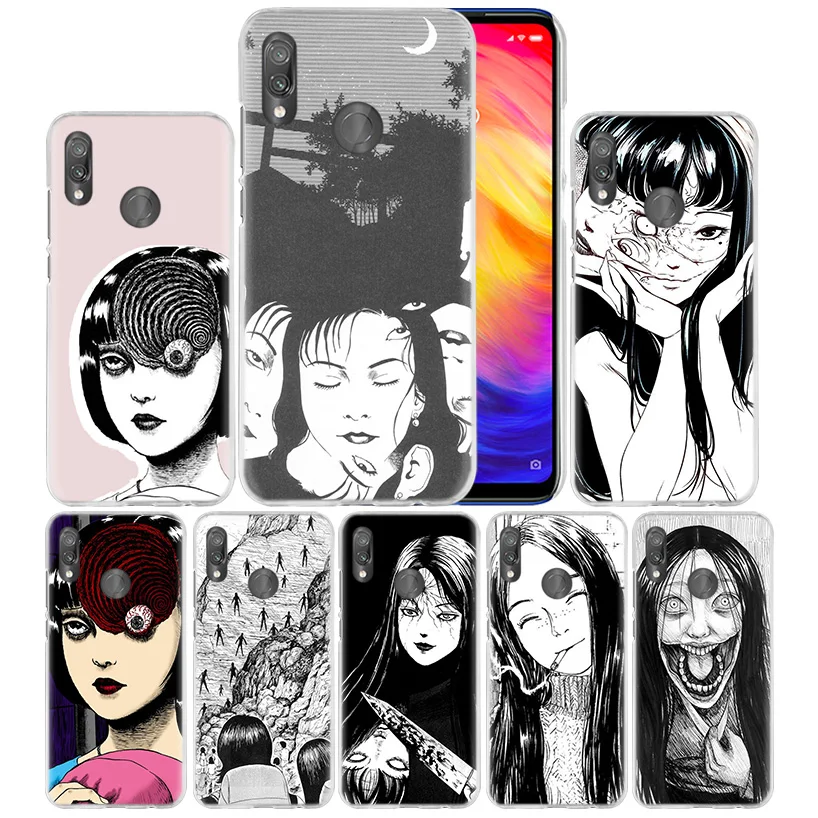 

Horror Comic Tomie Case for Xiaomi Redmi Note 7 K20 6 6A Pro Y3 7S 7A GO S2 5 MI Play A1 A2 8 lite Poco F1 Hard PC Phone Cover