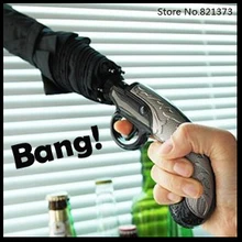 Автоматический зонт с коротким ружьем, новинка домашний черный нож складной креативный зонтик Детский подарок