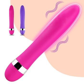 Consolador vibrador grande/pequeño para mujer, vara vibradora Av erótica, varita mágica para el punto G, vibrador Anal con cuentas, juguete sexual para lesbiana, masturbador 1