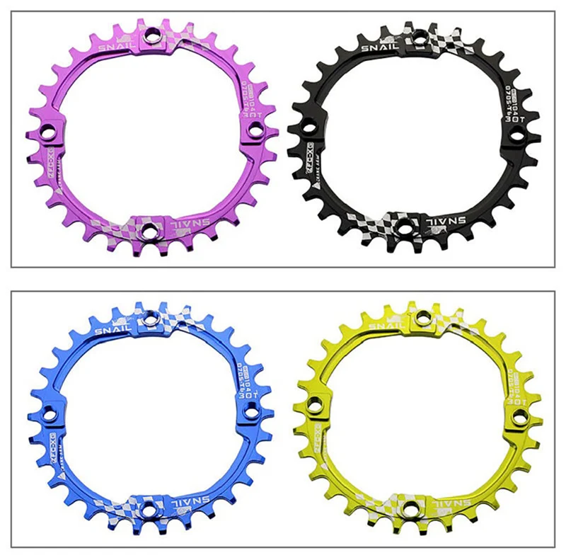 Улитка 104bcd цепь кольцо для 30 т цветов цепь кольцо узкая цепь колесо широкий MTB велосипед одна скорость кольцо цепи велосипеда болты