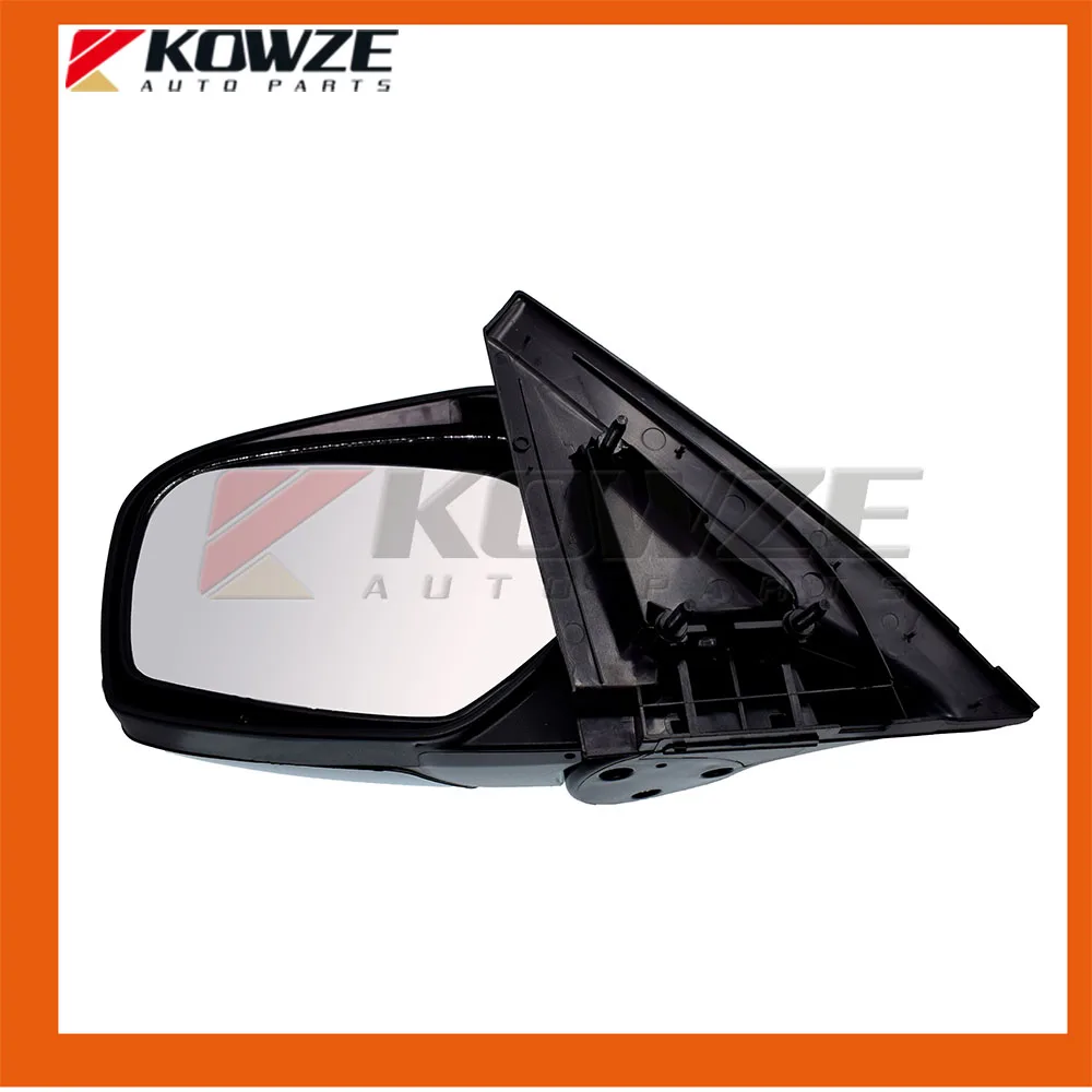

Black Mirror 3 wires Electric Control Angle Adjusting Rearview Backup for Mitsubishi Pickup Triton L200 2005- MN136773 MN136774