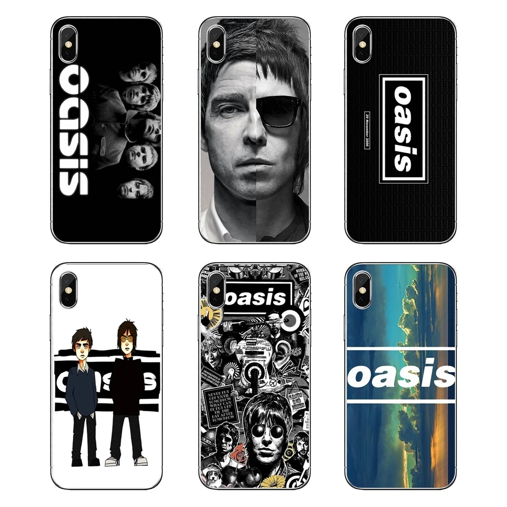 Прозрачный чехол из ТПУ музыка в стиле рок панк оазис логотип дождь Noel Gallagher для