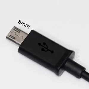 9 мм длинный наконечник Micro USB глубокий разъем 1 м кабель+ 5V2A зарядное устройство для HOMTOM ZOJI Z8 Z7 Nomu S10 Pro S20 S30 мини Guophone V19