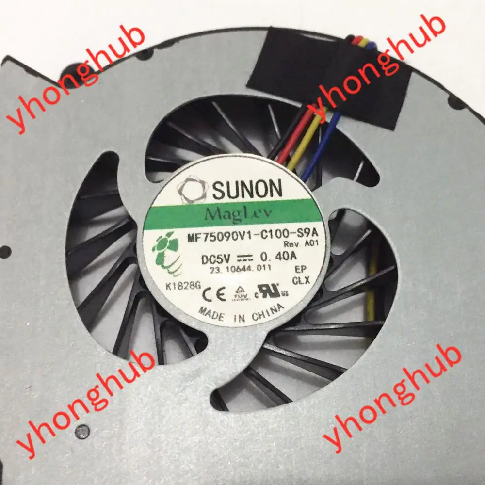 SUNON MF75090V1 C100 S9A 682061 001 682179 аккумулятор большой емкости DC 5V 0.40A 4 проводной Сервер