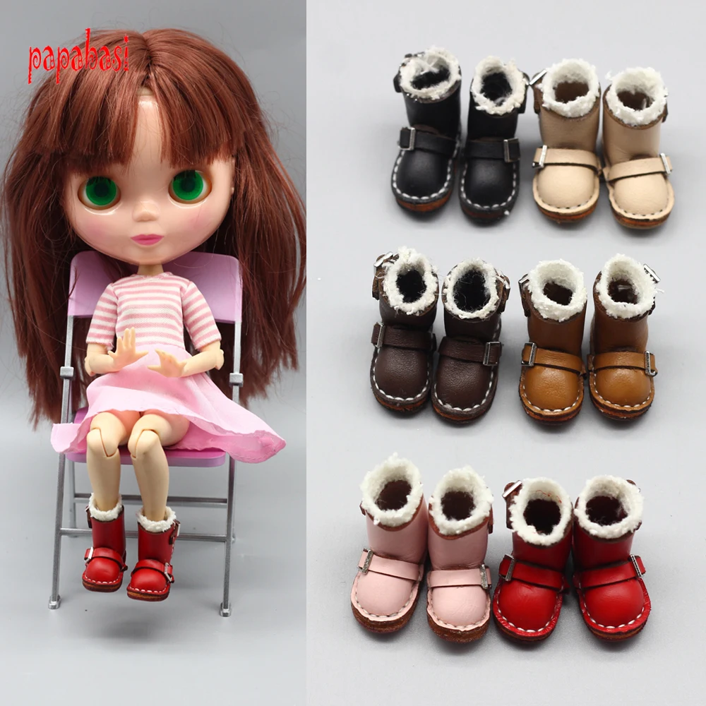 3 5cm fashion boots for blyth doll 1 6 30cm doll shoes for bjd gift font