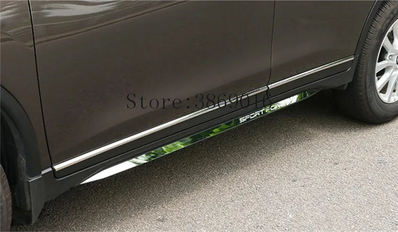 

6PCS stainless steel Car Body 97.4Car Accessories Fit For Nissan X-trail T32 2017 2018