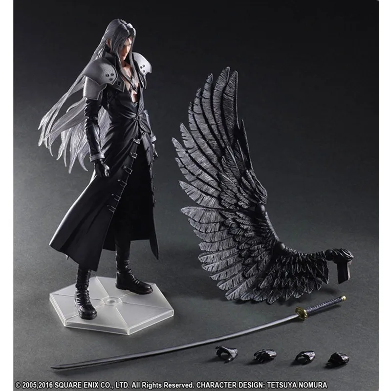 

PLAY Arts Kai Final Fantasy VII 7 Sephiroth PVC Action Figure Collectible Model Toy 28cm